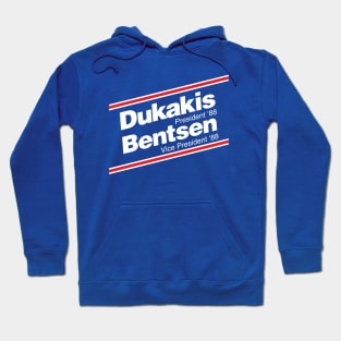 Dukakis Bentsen 88 Presidential Campaign vintage 1988 president democrat Hoodie